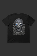 Fear No Evil Black T-Shirt Back Mockup