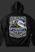 Low & Slow Chicano - Black Hoodie Back
