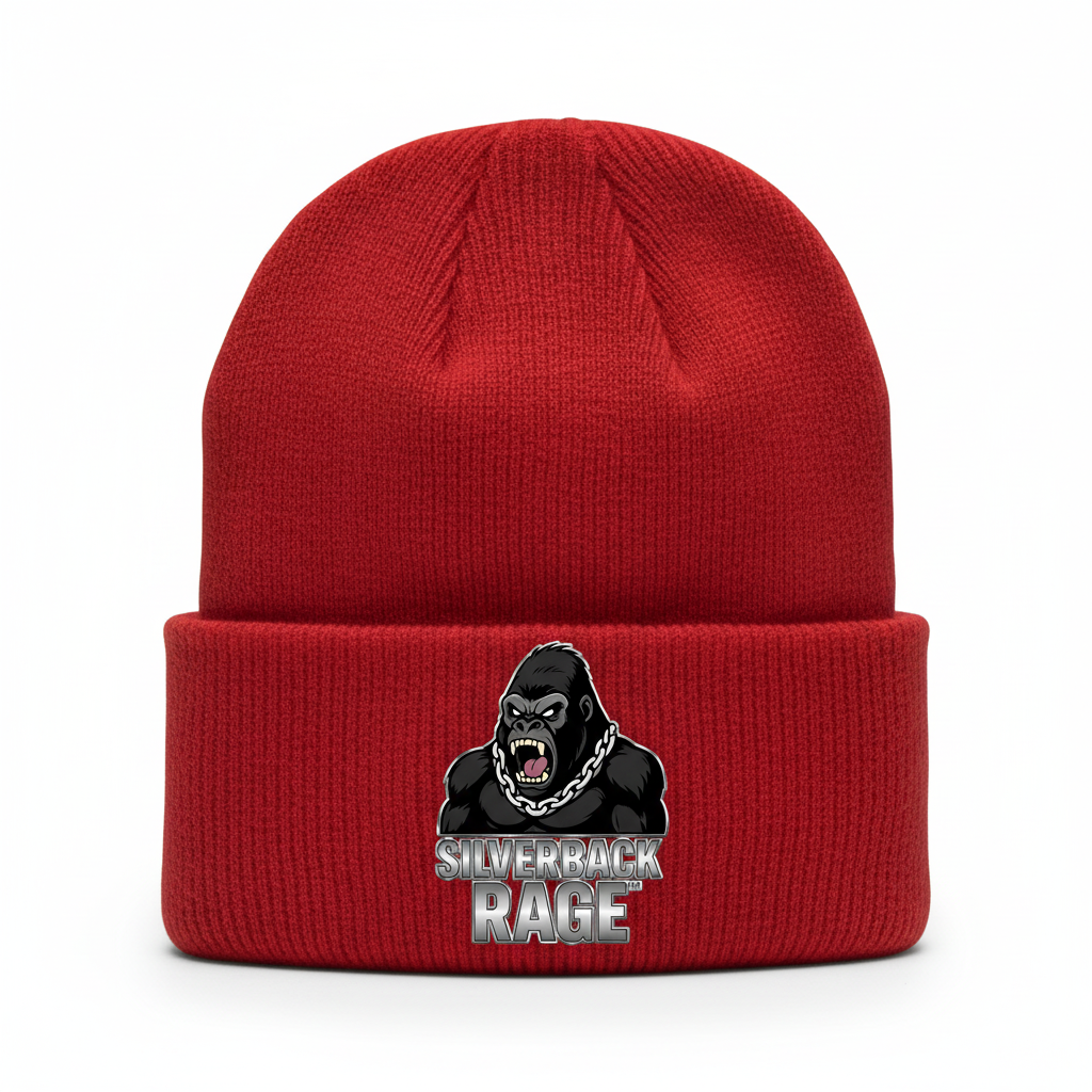 Red Silverback Rage Beanie
