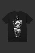 SBR Black T-Shirt Back Print Mockup