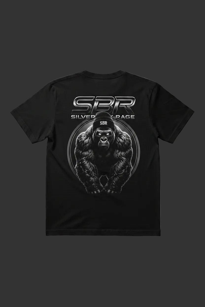 SBR Gorilla Back Tee Mockup