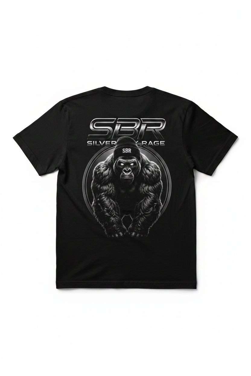 SBR Gorilla Back Tee Mockup