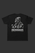 SBR Heavyweights Dumbbell Gorilla Black T-Shirt Back Mockup