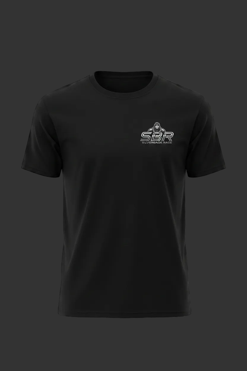 SBR Silverback Rage Front Logo T-Shirt Mockup