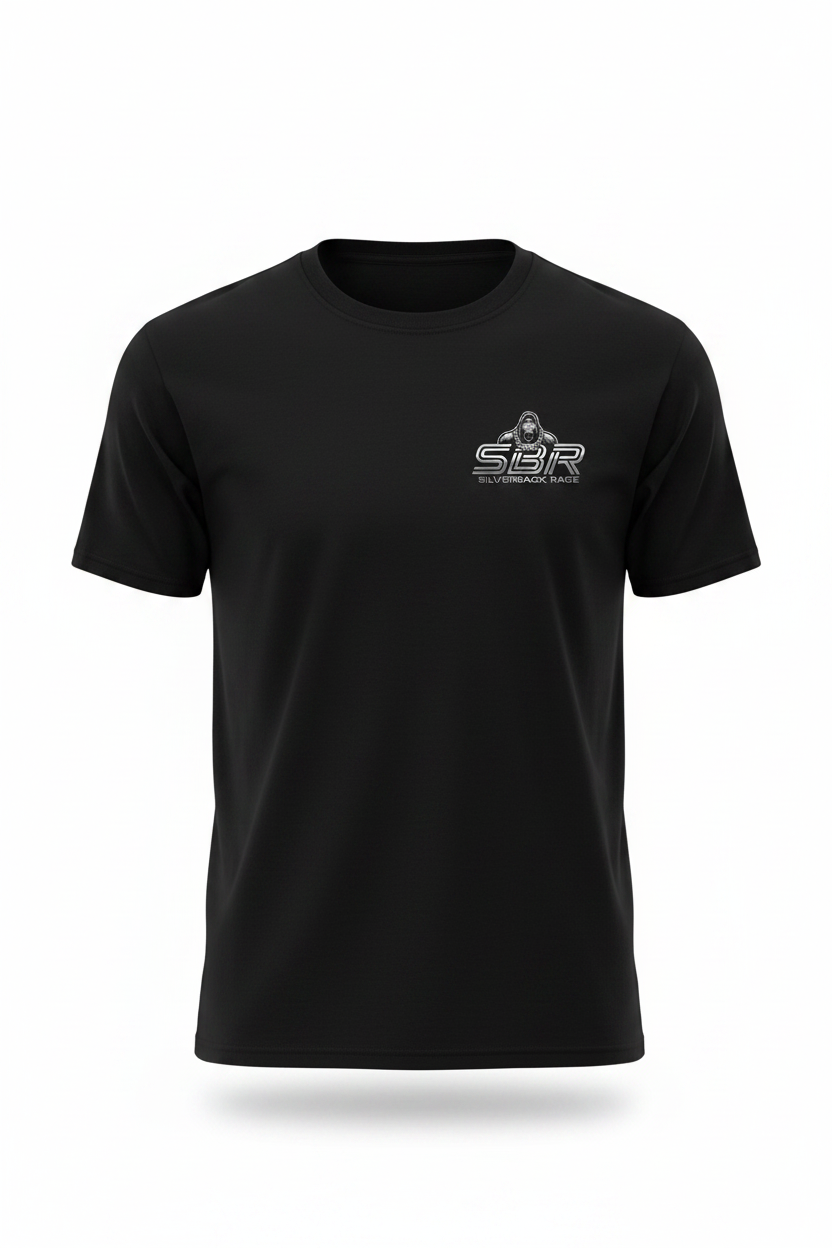 SBR Silverback Rage Front Logo T-Shirt Mockup