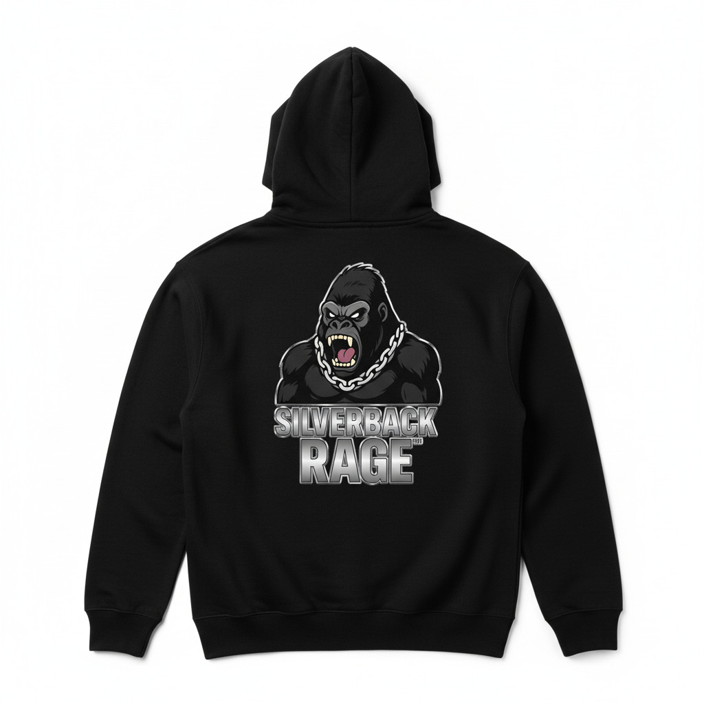 Silverback Rage Hoodie Back