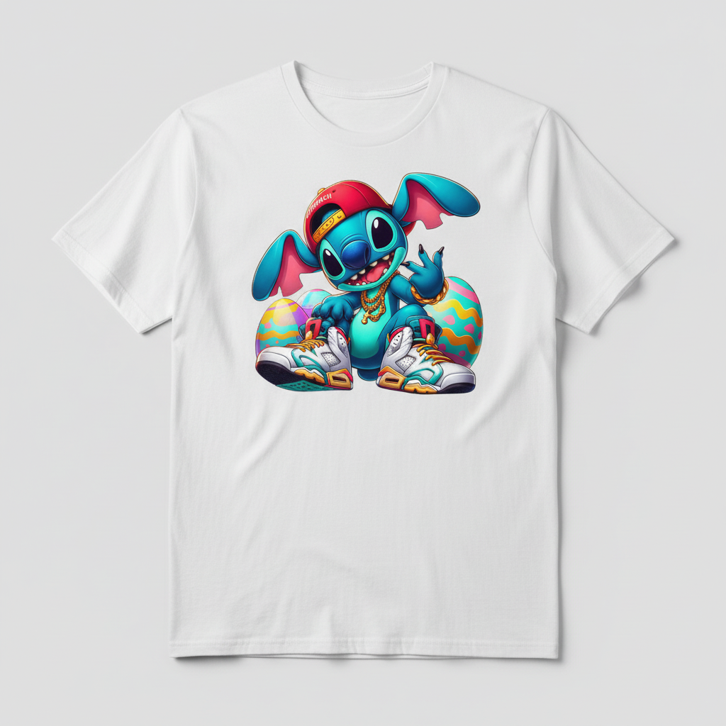 Stitch Easter T-Shirt Mockup v2