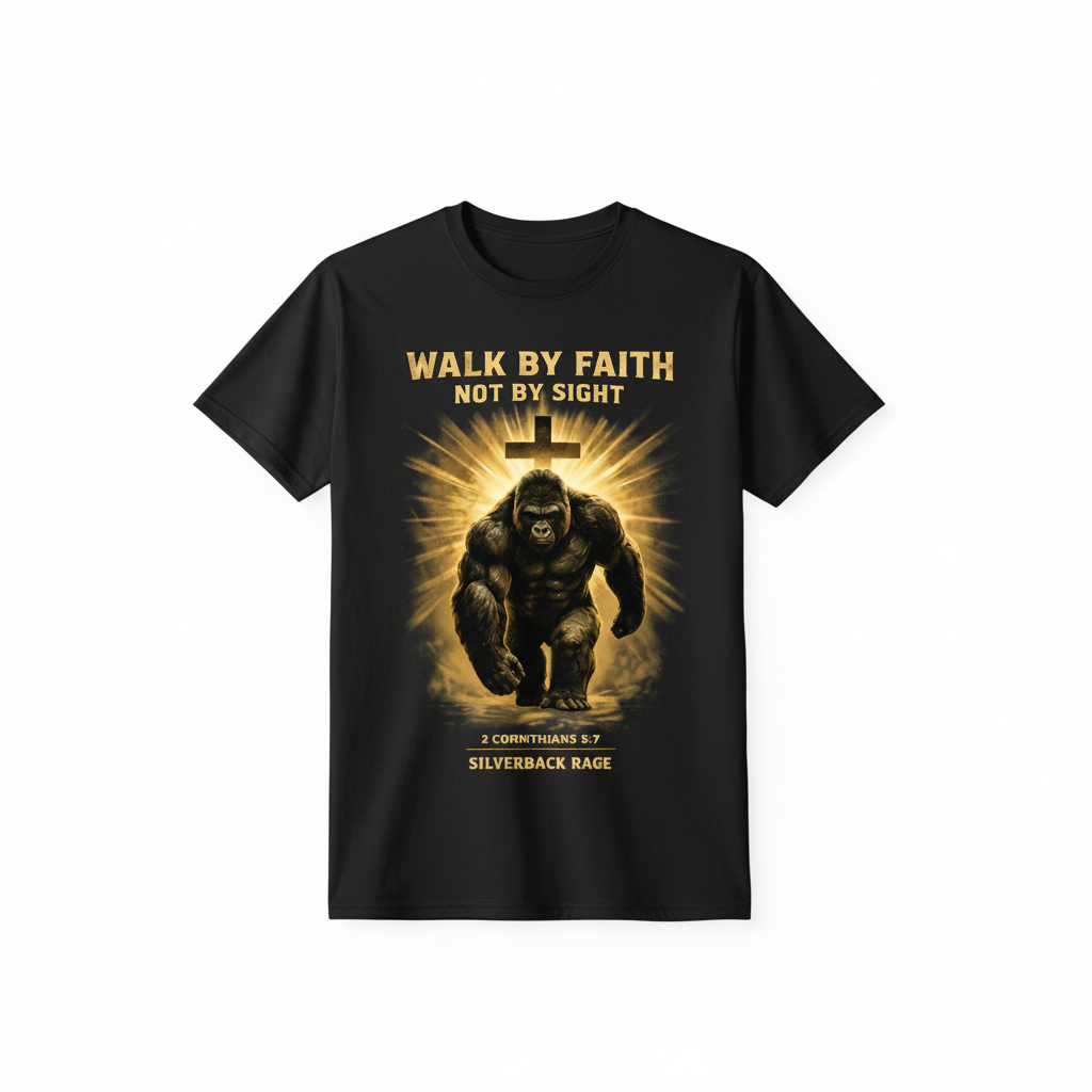 Walk by Faith, Not by Sight – Silverback Rage Shirt