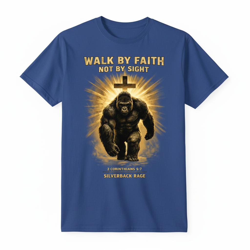 Walk by Faith, Not by Sight – Silverback Rage Shirt